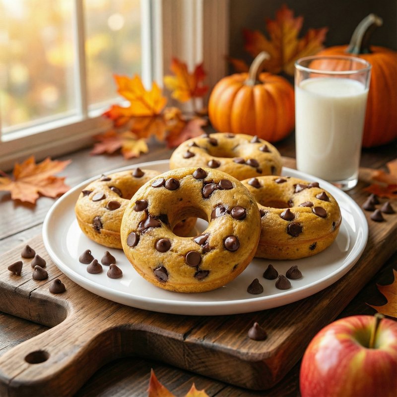 Chocolate Chip Protein Donuts