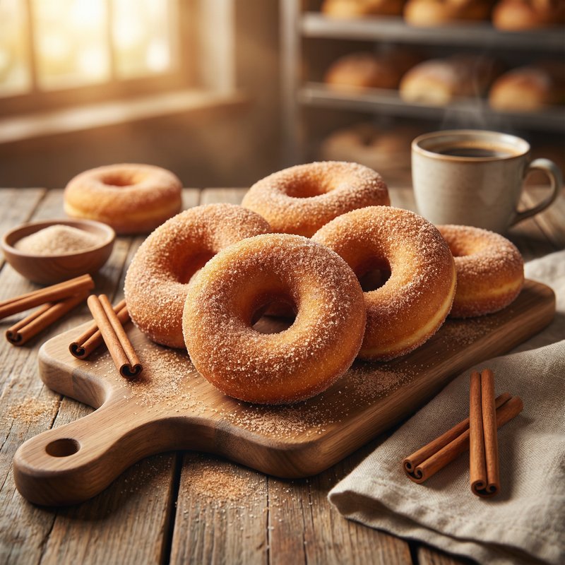 Cinnamon Sugar Protein Donuts