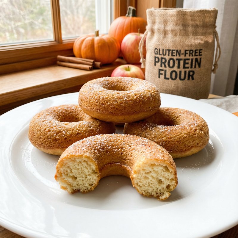 Gluten-Free Baked Protein Donuts